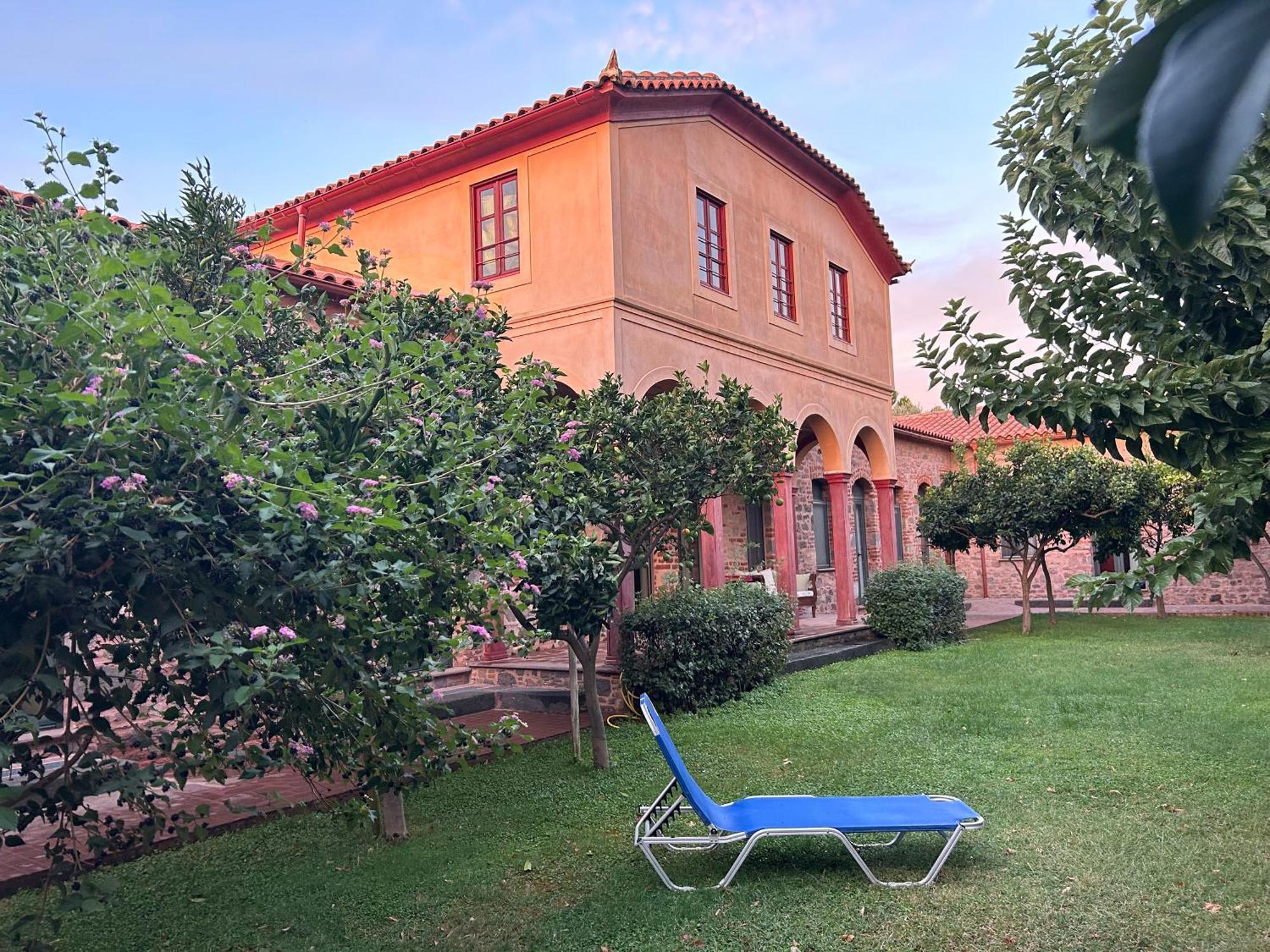Villa Daphnis & Chloe Pyrgi Thermis Exterior foto